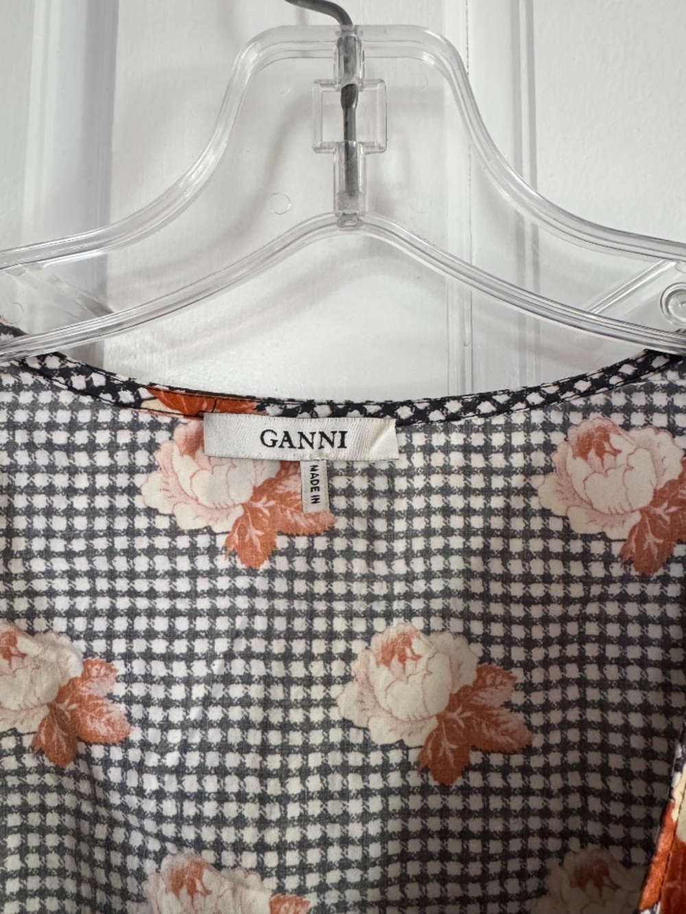 Ganni Peplum Wrap Blouse - Picture 2 of 2
